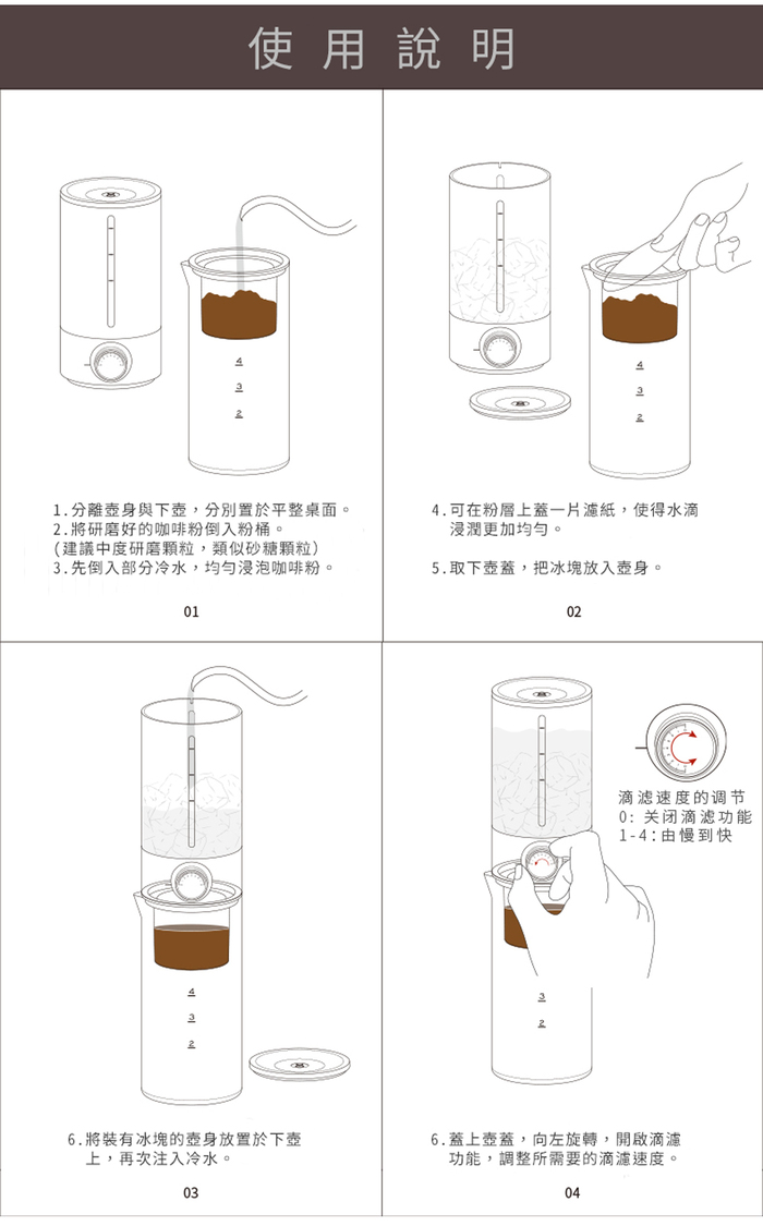 Timemore泰摩冰滴式咖啡冷萃壺