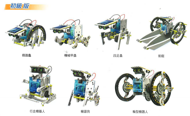 ProsKit《14合1太陽能變形機器人》