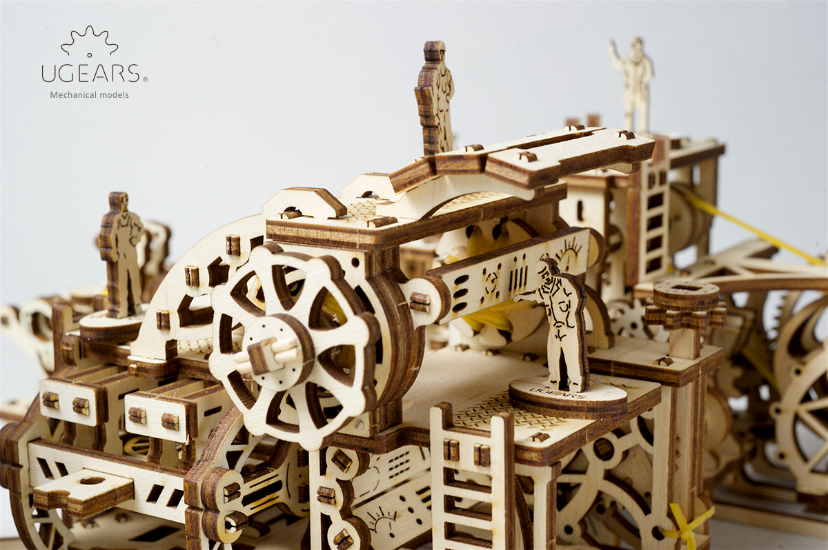 Ugears Robot Factory Mechanical Town Series 5