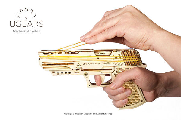 Ugears Handgun Mechanical Model 34_331