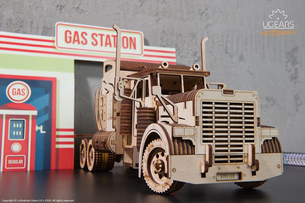 Ugears Heavy Boy Truck VM-03 Model Kit