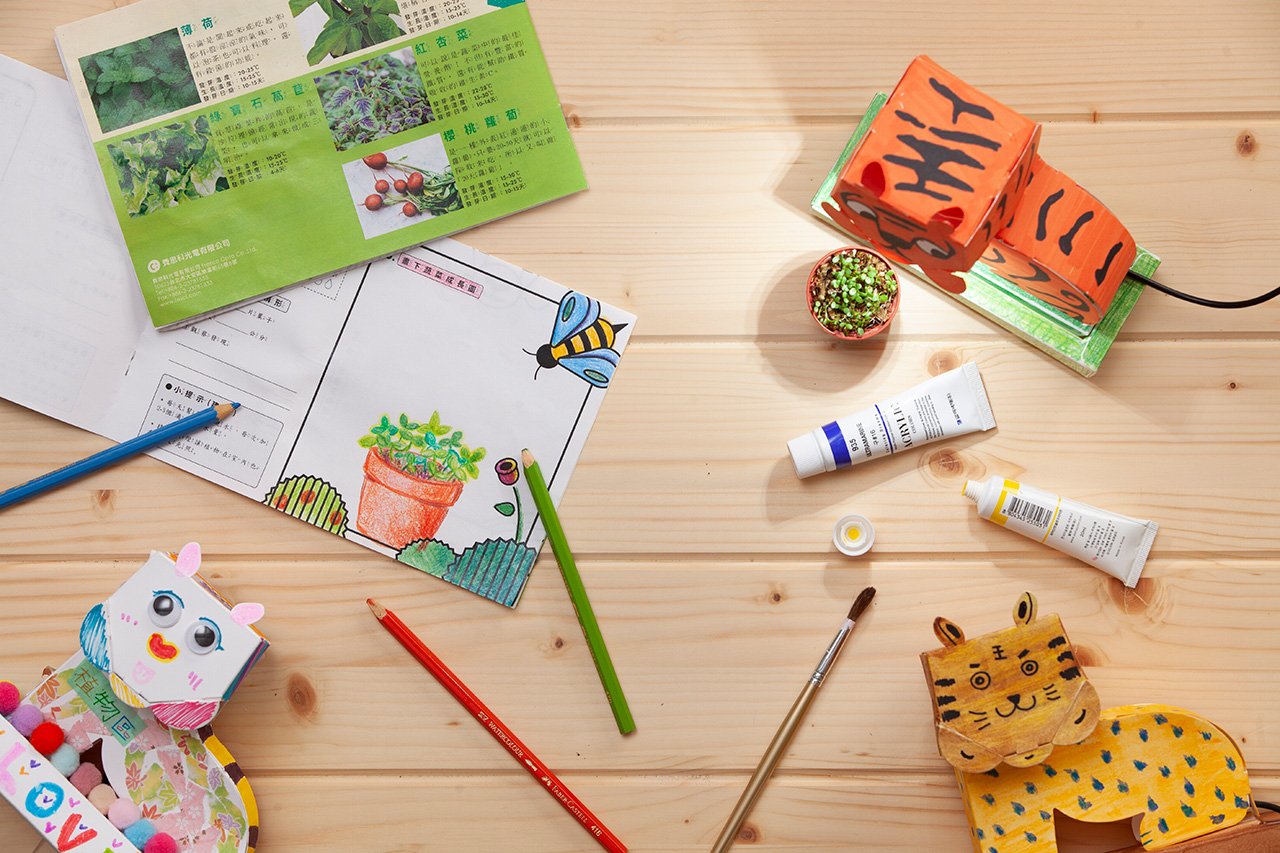 LED植物燈 畫畫虎