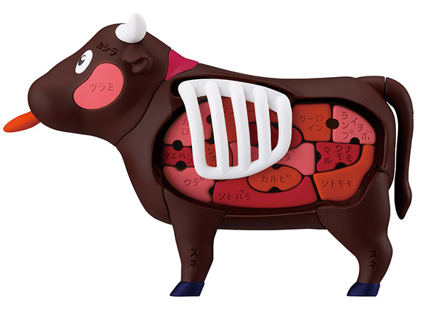 MegaHouse《燒肉牛》立體拼圖2