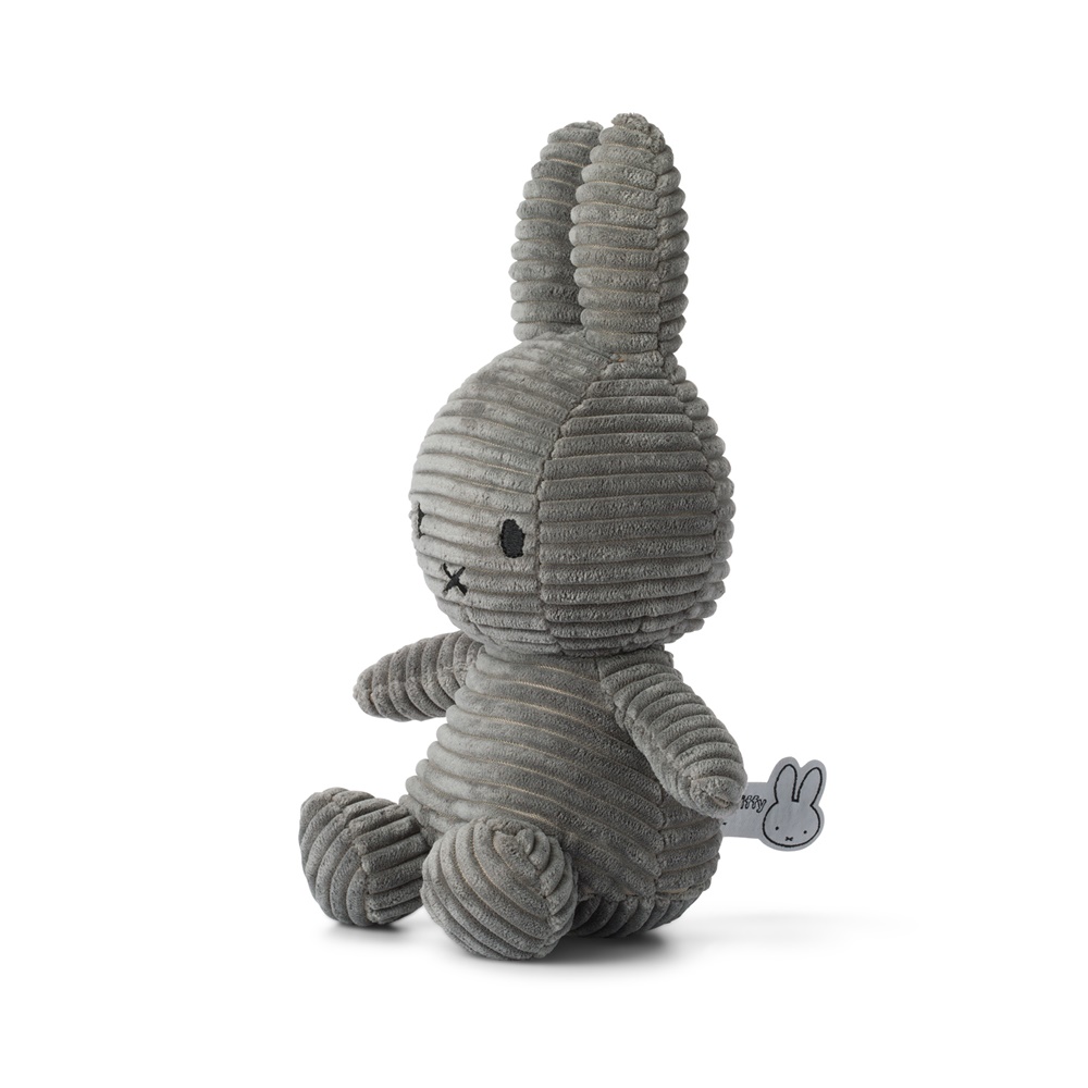 24182206 Miffy Sitting Corduroy Dark Grey - 23 cm - 9' - 6 - 36 pcsjpg