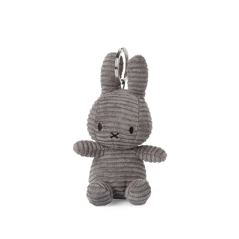 2420501Miffy Keychain Corduroy Grey_10 cm_672jpg