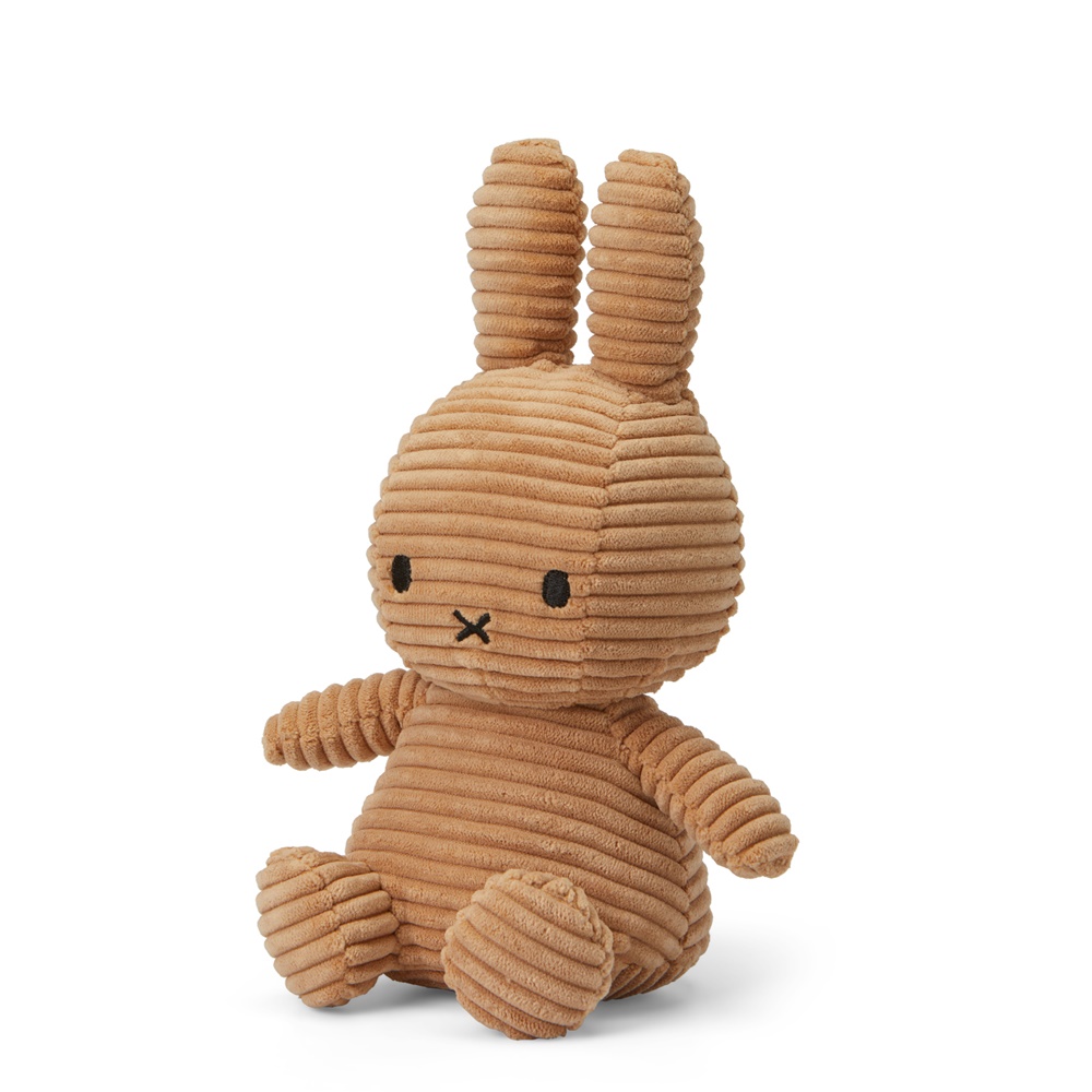 Miffy Sitting Corduroy Beige - 23 cm - 9''_2