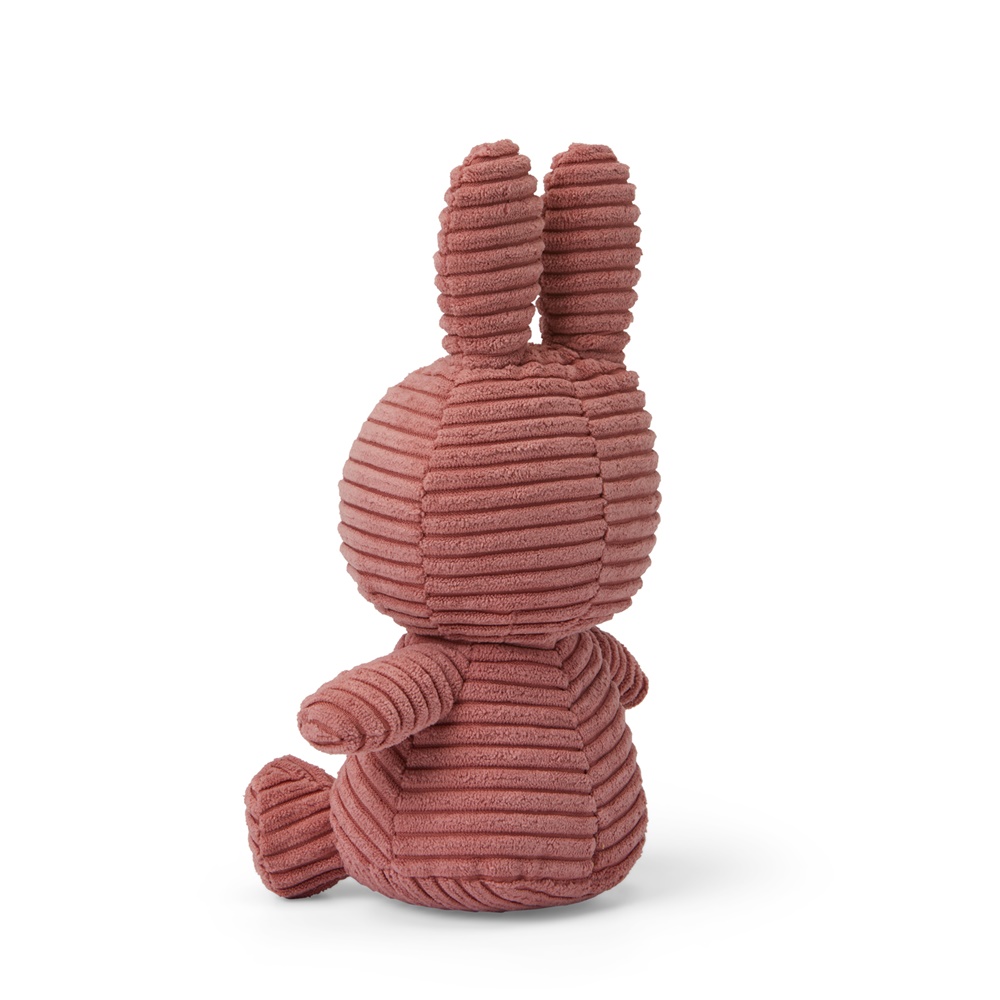 Miffy Sitting Corduroy Dusty Rose - 23 cm - 9''_3